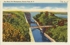 The moat, Fort Montgomery, Rouses Point, N. Y.
