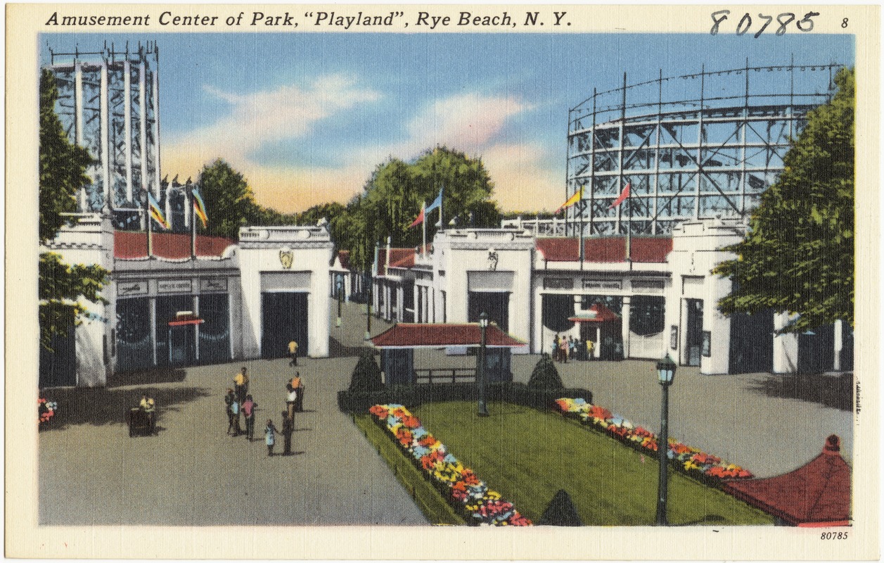 Amusement Center of park, "Playland", Rye Beach, N. Y.