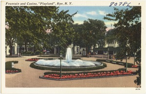 Fountain and casino, "Playland", Rye, N. Y.