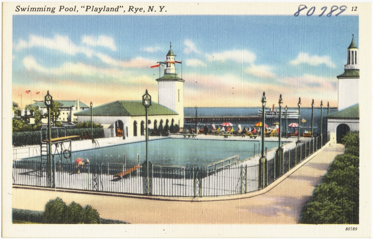 Swimming pool, "Playland", Rye, N. Y. Digital Commonwealth