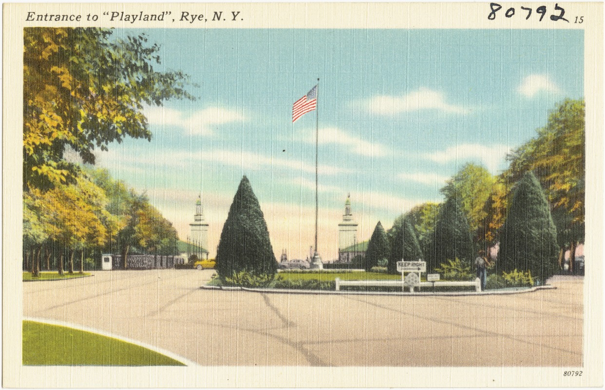 Entrance to "Playland", Rye, N. Y.