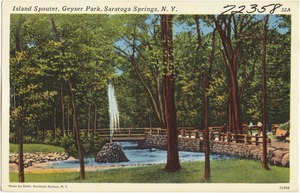 Island Spouter, Geyser Park, Saratoga Springs, N. Y.