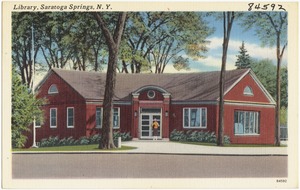 Library, Saratoga Springs, N. Y.