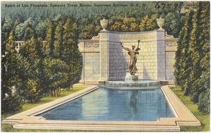 Spirit of Life fountain. Spencer Trask estate, Saratoga Springs, N. Y.