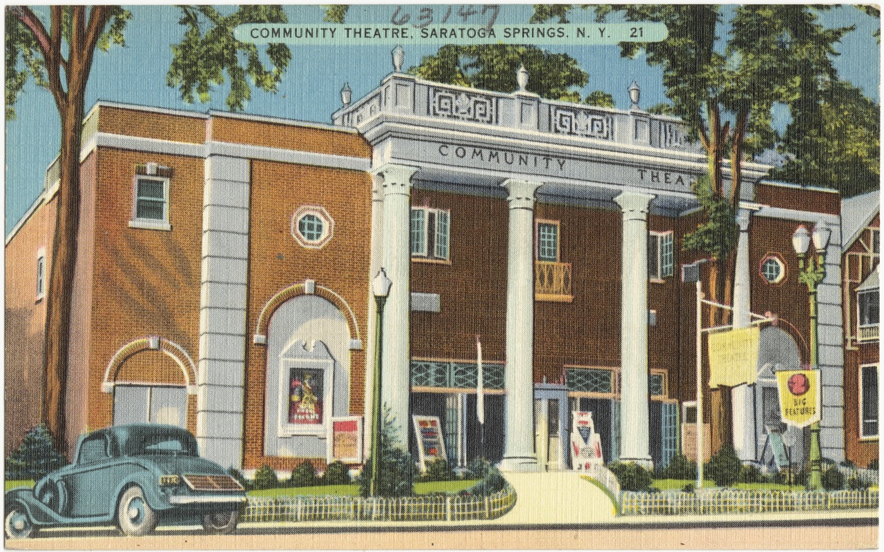 Community theatre, Saratoga Springs, N. Y.