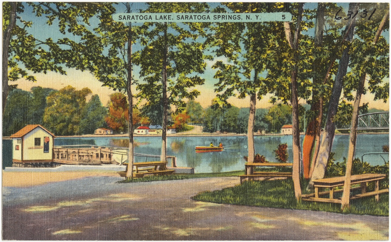 Saratoga Lake, Saratoga Springs, N. Y. - Digital Commonwealth