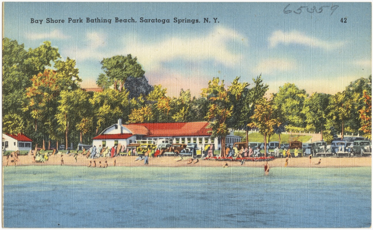 Bay Shore Park bathing beach, Saratoga Springs, N. Y. - Digital ...