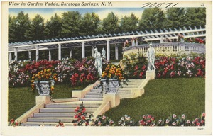 View in Garden Yaddo, Saratoga Springs, N. Y.