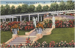 View in Garden Yaddo, Saratoga Springs, N. Y.