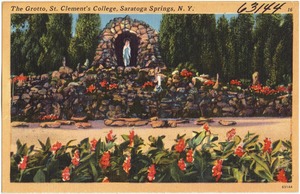 The Grotto, St. Clement's College, Saratoga Springs, N. Y.