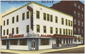 Paramount Pete's Restaurant, Saratoga Springs, N. Y.