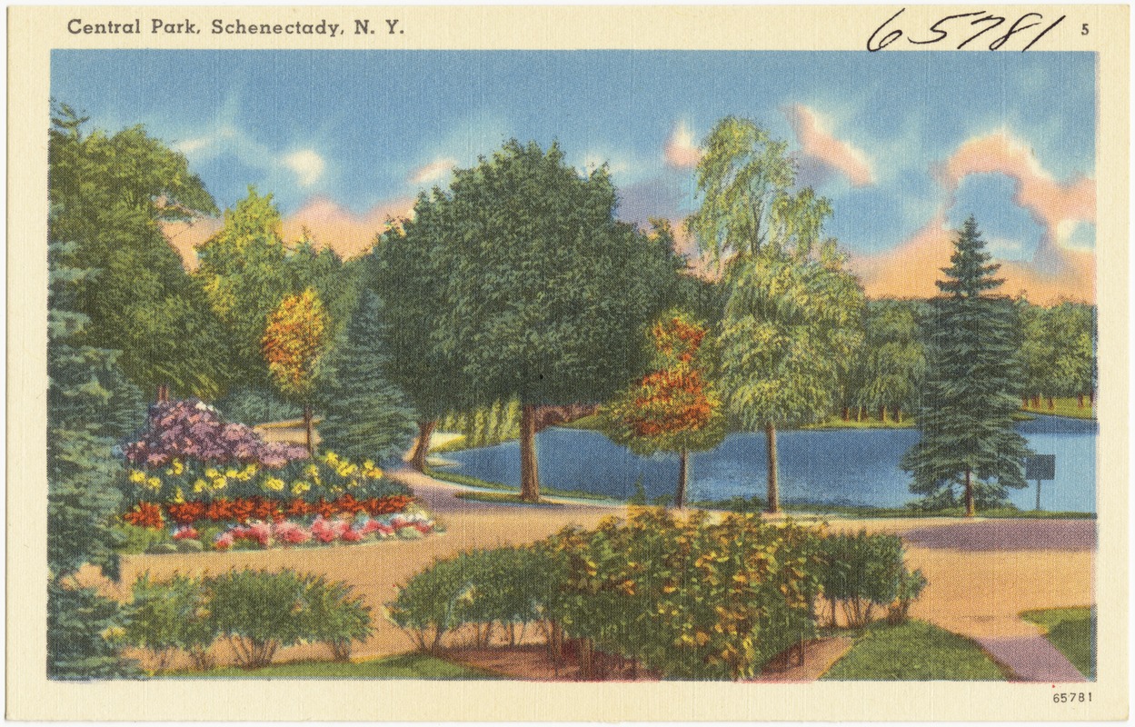 Central Park, Schenectady, N. Y. Digital Commonwealth