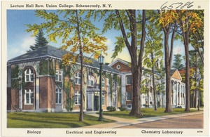 Lecture hall row, Union College, Schenectady, N. Y.