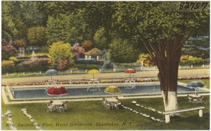 New swimming pool, Hotel Glenbrook, Shandaken, N. Y.