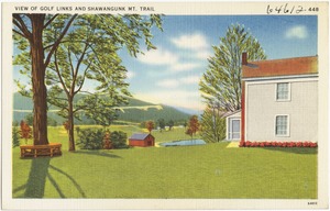 View of golf links and Shawangunk Mt. Trail
