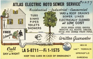 Atlas Electric Roto Sewer Service