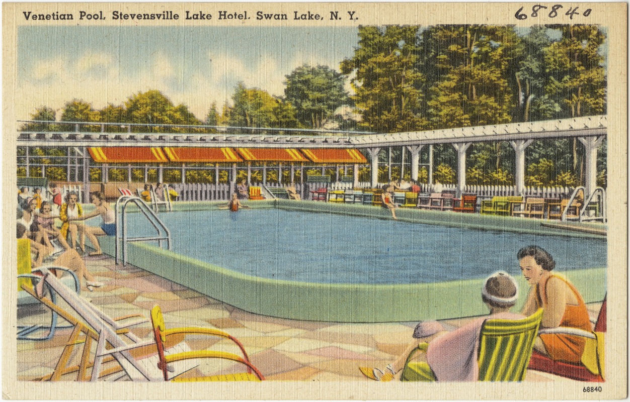 Venetian pool, Stevensville Lake Hotel, Swan Lake, N. Y.