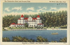 The Commodore Hotel and Country Club on Swan Lake, New York