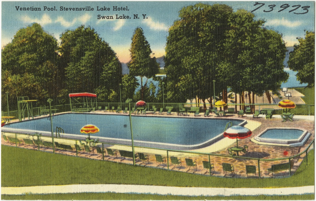 Venetian pool, Stevensville Lake Hotel, Swan Lake, N. Y.