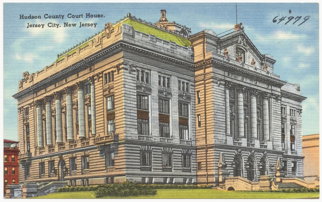 Hudson County Court House Jersey City New Jersey Digital Commonwealth