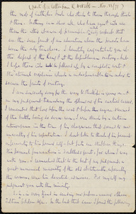 Fragment of a letter from Richard Davis Webb to Samuel May, Jr., [Nov. 13 / 71.]