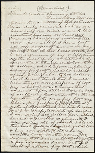 Letter from Lewis Ford, Sauk Centre, [Minnesota], to Samuel May, Jr., January 6th, 1862