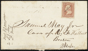 Letter from Lewis Ford, Sauk Centre, [Minnesota], to Samuel May, Jr., Dec. 10th, 1861