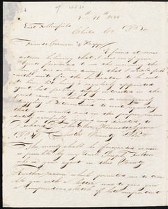 Letter from James Fulton, Jr., East Fallowfield, Chester Co[unty], Pa., to William Lloyd Garrison, 9th mo [September] 11th 1835