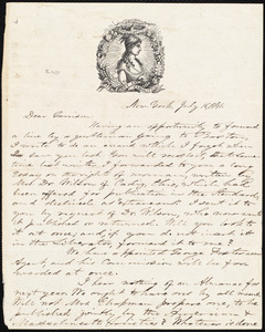 Letter from Oliver Johnson, New York, [N.Y.], to William Lloyd Garrison, July 16, 1841