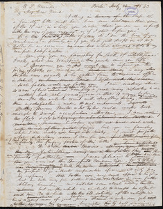 Letter from Francis Jackson, Boston, [Mass.], to William Lloyd Garrison, July 26 1843