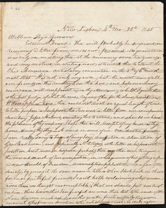 Letter from W. B. Trish, New Lisbon, to William Lloyd Garrison, 4th Mo. [April] 25th 1845