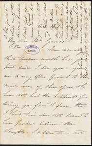Letter from Isabel Jennings, Cork, [Ireland], to William Lloyd Garrison, Nov. [?] 1847