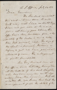 Letter from Oliver Johnson, [New York, N.Y. ?], to William Lloyd Garrison, July 20, 1854