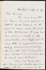 Letter from Oliver Johnson, New York, [N.Y.], to William Lloyd Garrison, 25 April, 1857