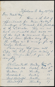 Letter from Nathan Robinson Johnston, Topsham, Vt., to William Lloyd Garrison, May 22nd / [18]58