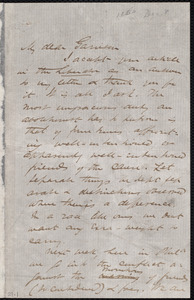 Letter from James Miller M'Kim, [Place of publication not identified], to William Lloyd Garrison, [Date of publication not identified]