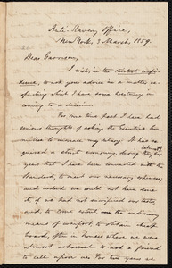 Letter from Oliver Johnson, New York, [N.Y.], to William Lloyd Garrison, 3 March, 1859