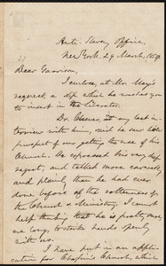 Letter from Oliver Johnson, New York, [N.Y.], to William Lloyd Garrison, 29 March, 1859