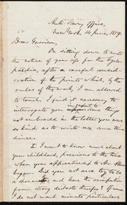 Letter from Oliver Johnson, New York, [N.Y.], to William Lloyd Garrison, 14 June, 1859
