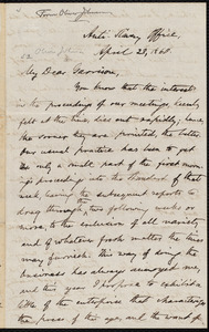 Letter from Oliver Johnson, [New York, N.Y. ?], to William Lloyd Garrison, April 28, 1860