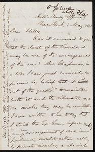 Letter from Oliver Johnson, New York, [N.Y.], to James Miller M'Kim, 3 May, 1861