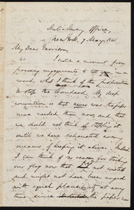 Letter from Oliver Johnson, New York, [N.Y.], to William Lloyd Garrison, 7 May, 1861