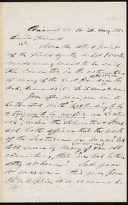 Letter from Parker Pillsbury, Concord, N.H., to Oliver Johnson, 20 May 1862