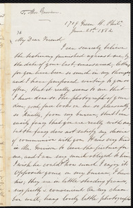 Letter from Mary Grew, Phila[delphia], [Pa.], to Helen Eliza Garrison, June 20th, 1862