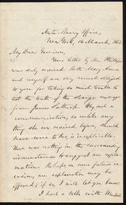 Letter from Oliver Johnson, New York, [N.Y.], to William Lloyd Garrison, 14 March, 1863