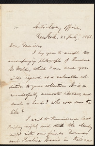 Letter from Oliver Johnson, New York, [N.Y.], to William Lloyd Garrison, 23 July, 1863