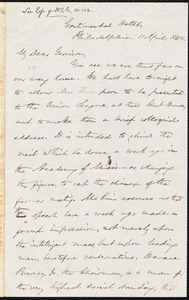 Letter from Oliver Johnson, Philadelphia, [Pa.], to William Lloyd Garrison, 11 April, 1864