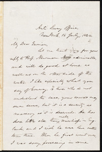 Letter from Oliver Johnson, New York, [N.Y.], to William Lloyd Garrison, 16 July, 1864