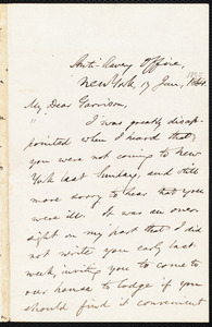 Letter from Oliver Johnson, New York, [N.Y.], to William Lloyd Garrison, 17 Jan[uary], 1865