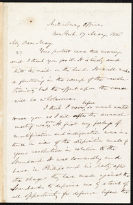 Letter from Oliver Johnson, New York, [N.Y.], to Samuel May, Jr., 17 May, 1865